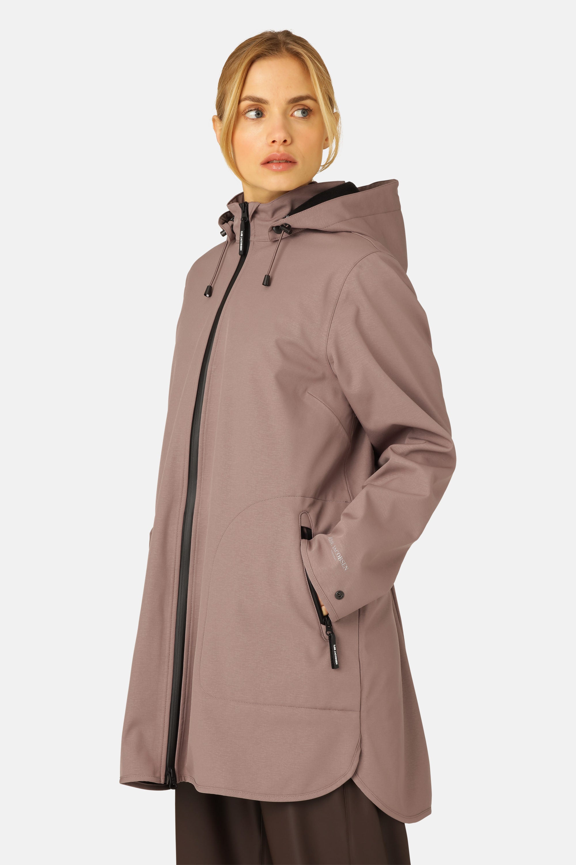Softshell Regnjakke A-fasong - Old Lavender